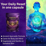 Osdywer Haritaki Capsules opened showing contents