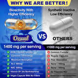 Ossual Alpha Lipoic Acid 28-in-1 Supplement bottle top view