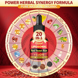 Ossual Red Yeast Rice with CoQ10 Liquid 1500mg ingredients list
