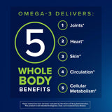 Osteo Bi-Flex Advanced Omega-3 Joint Complex 360mg softgels back view