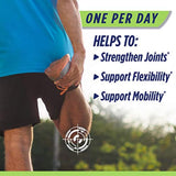 Osteo Bi-Flex One Per Day supplement open bottle showing capsules