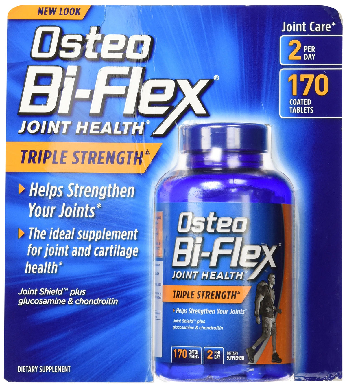 Osteo Bi-Flex Triple Strength Chondroitin Supplement front view