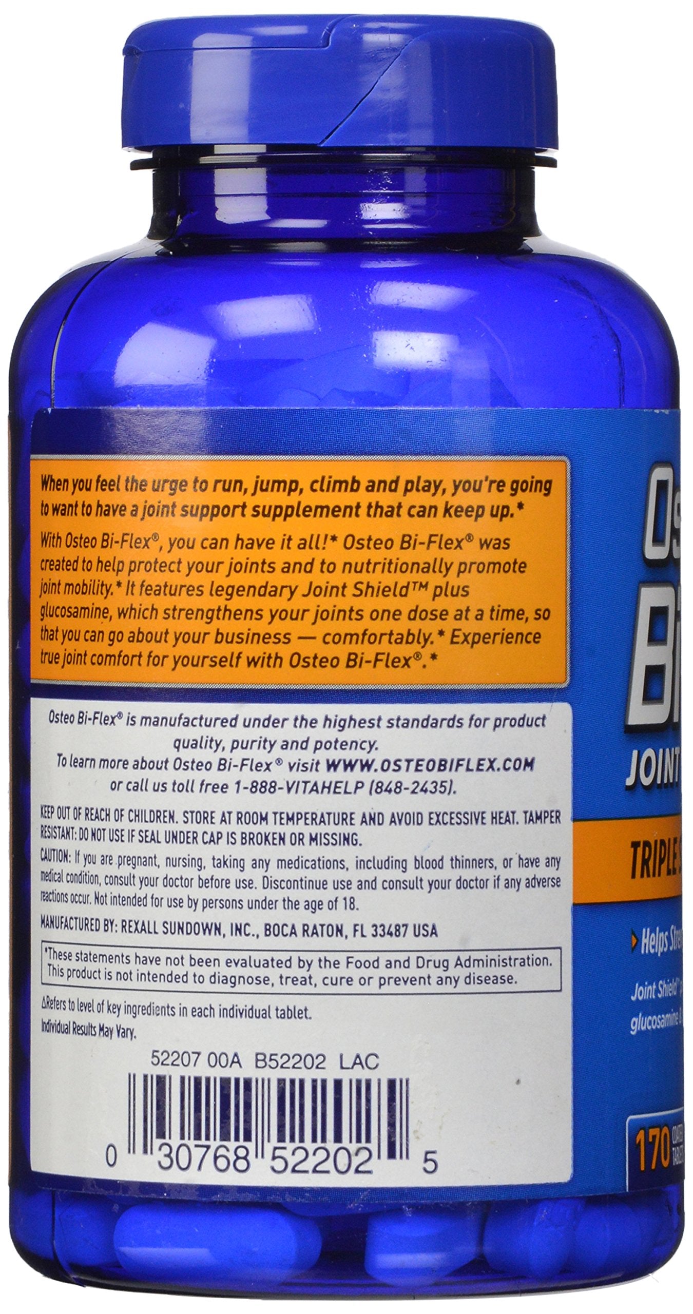 Osteo Bi-Flex Triple Strength Chondroitin Supplement packaging