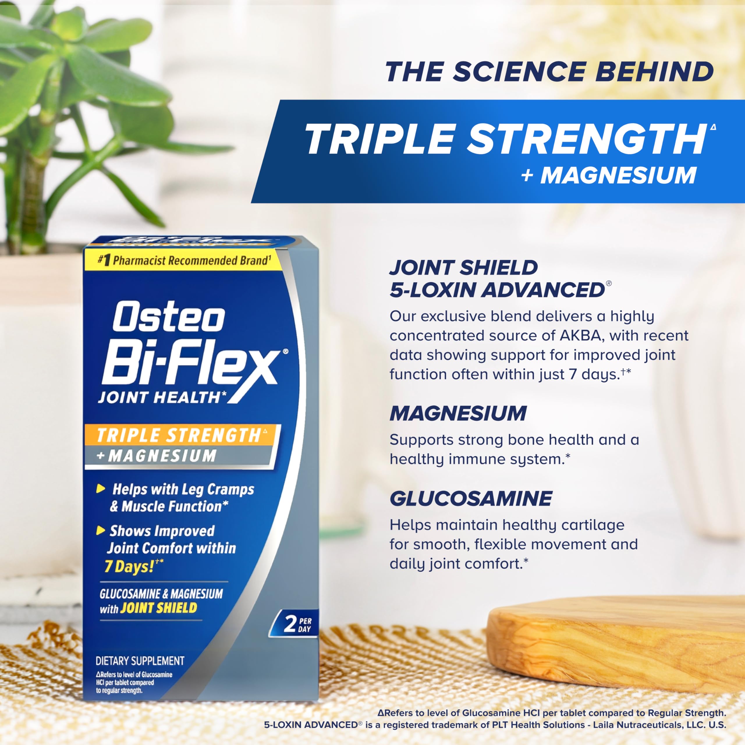 Osteo Bi-Flex Triple Strength joint supplement packaging