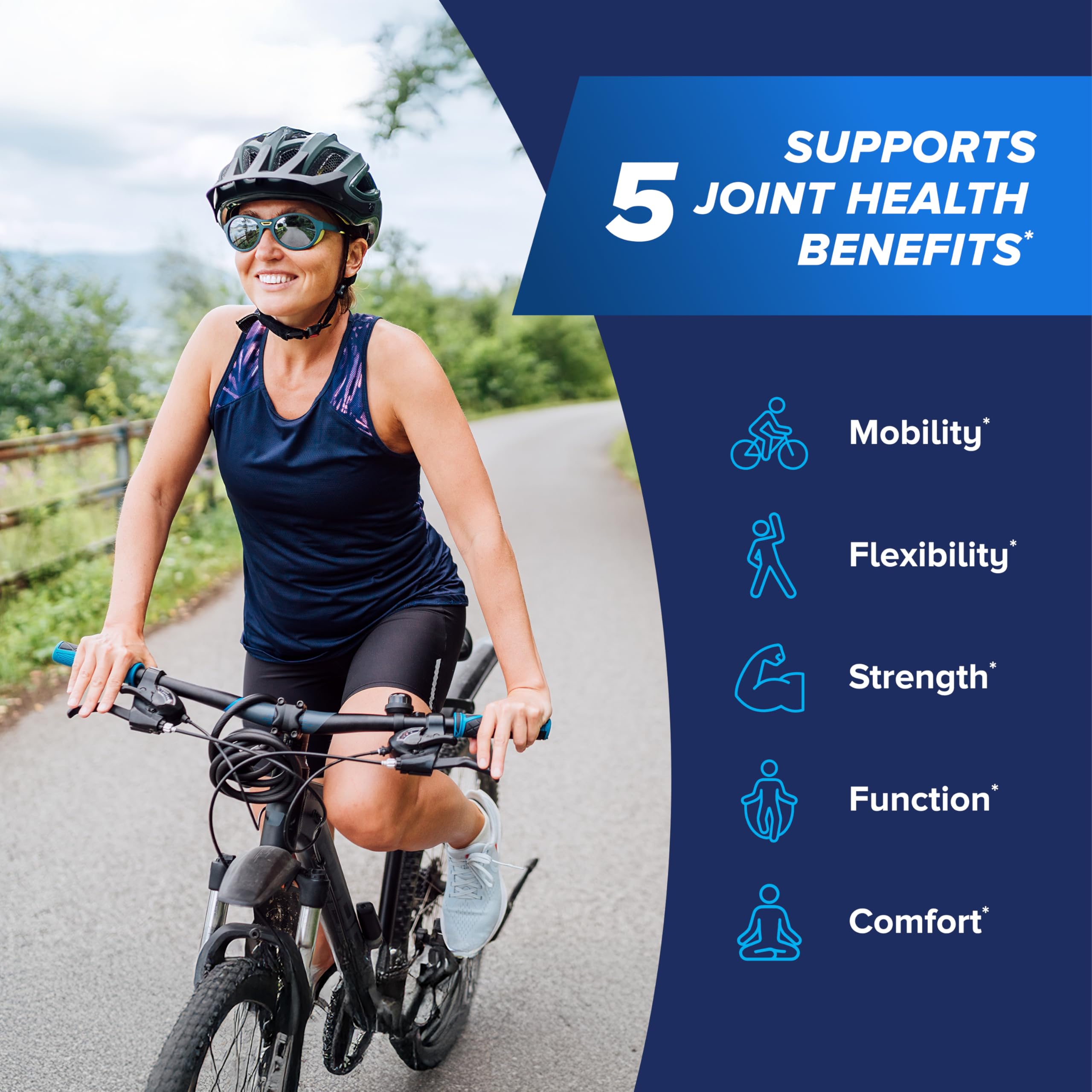 Osteo Bi-Flex Triple Strength supplement label details