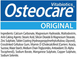 Osteocare Multivitamins packaging side view