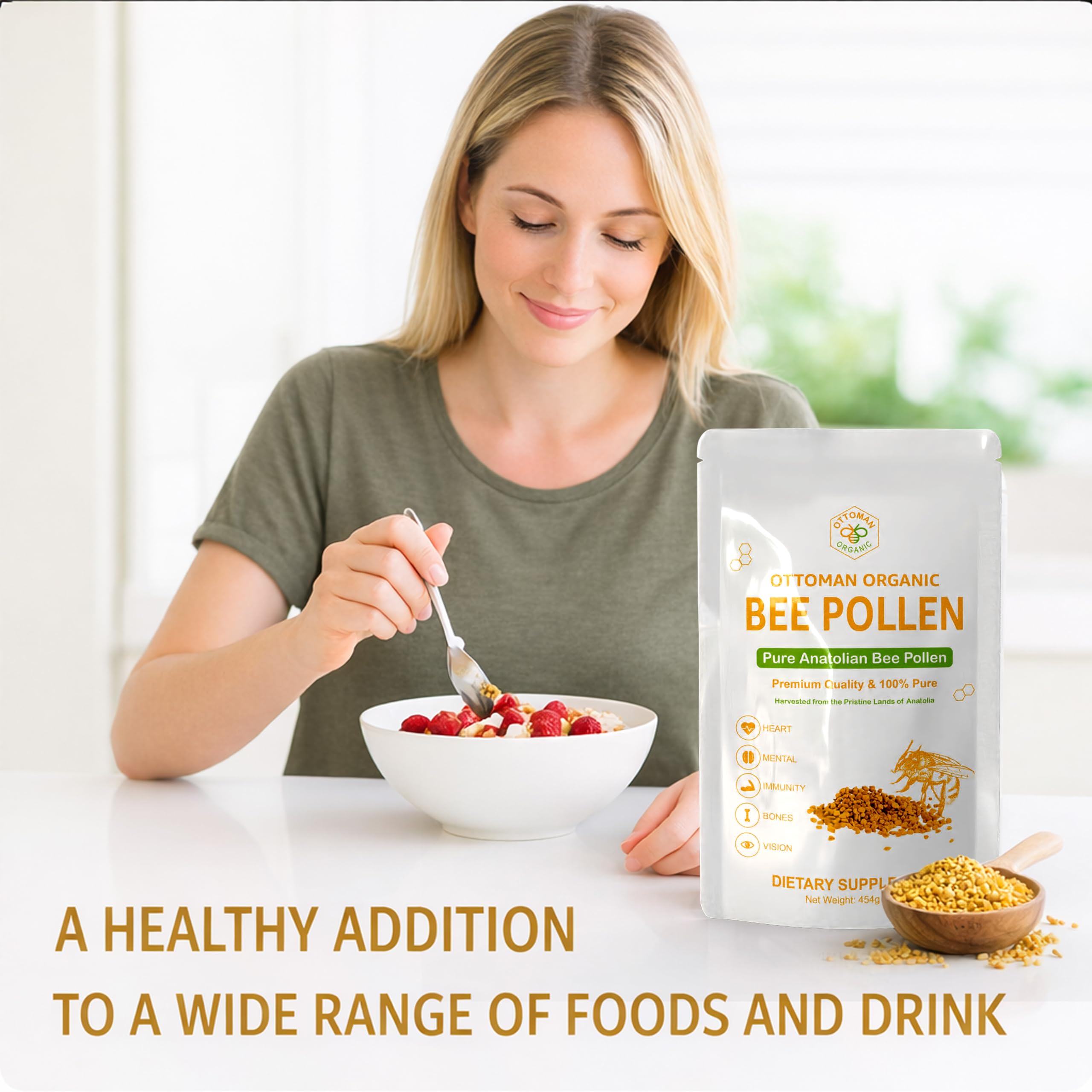 Ottoman Organic Bee Pollen with natural ingredients