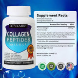 OTYKMBF Collagen Peptides Capsules bottle in a kitchen setting