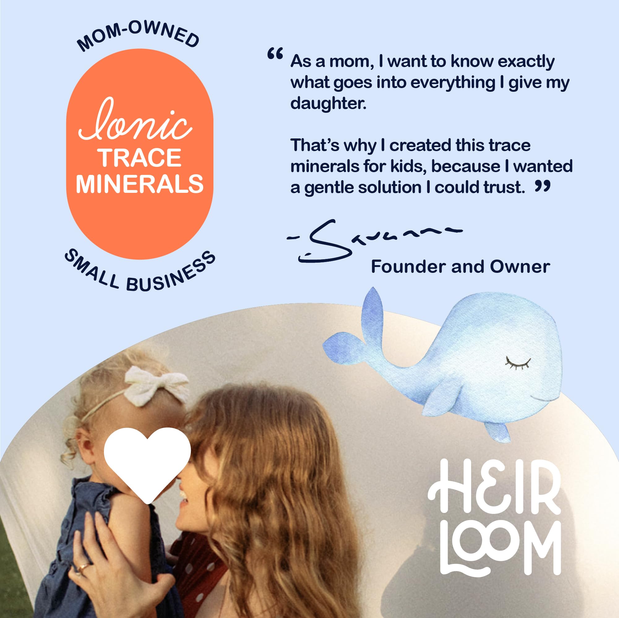 Our Family's Heirloom Trace Mineral Drops in lifestyle setting