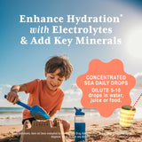 Our Family's Heirloom Trace Mineral Drops packaging dimensions