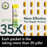 OurJrney Turmeric Mango Juice Mix individual packet