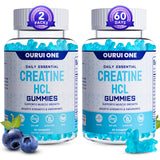 ourui one Creatine HCL Gummies blueberry flavour front view