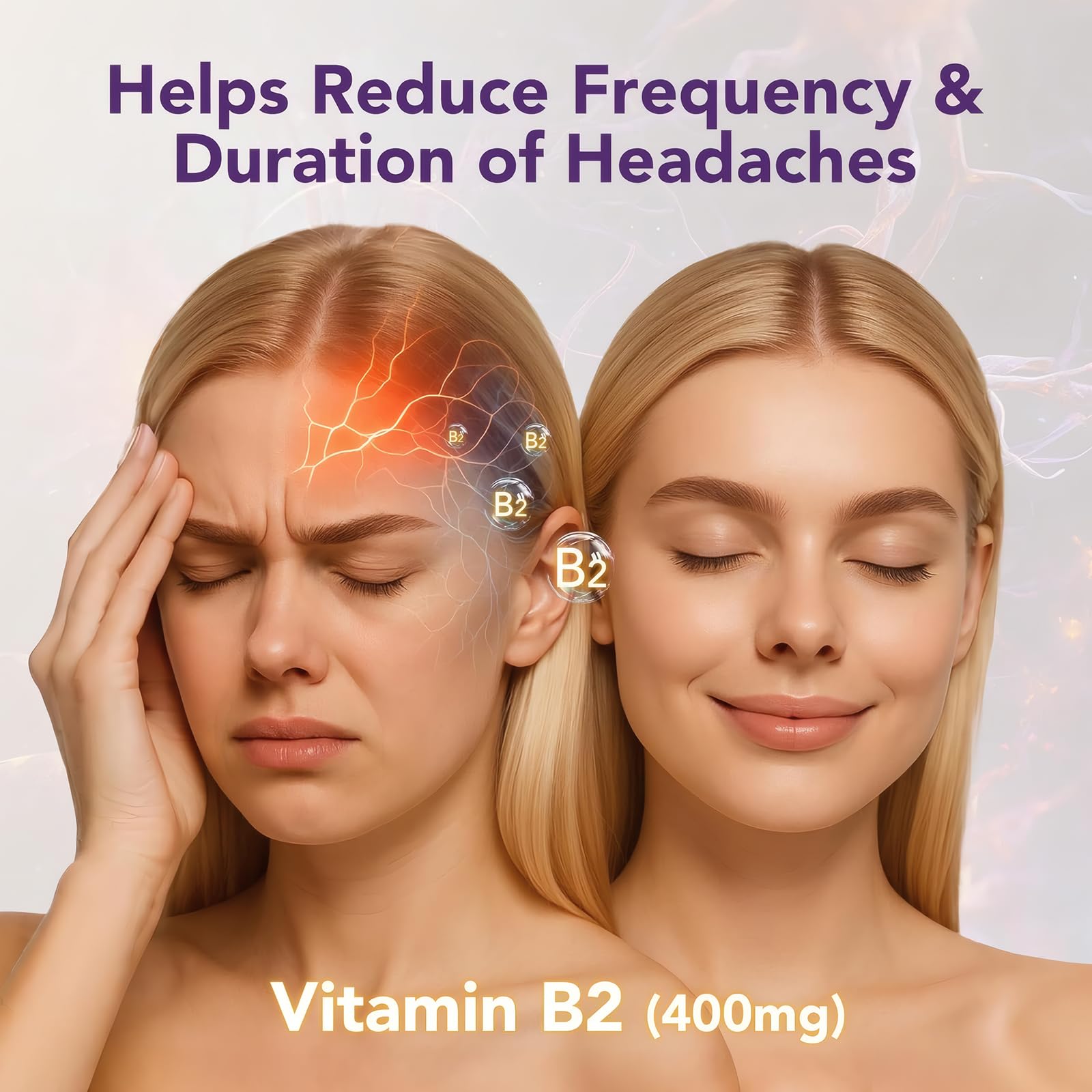 ourui one Vitamin B2 Gummies 400mg gummies close-up
