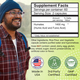 Outback Naturals Organic Humic & Fulvic Acid Supplement with measuring scoop