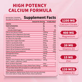 OUTELANDE Calcium Citrate Gummies with fresh strawberries