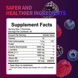 OUTELANDE Creatine Monohydrate Gummies with a glass of water