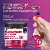 OUTELANDE Magnesium Glycinate Gummies bottle side view