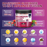OUTELANDE Magnesium Glycinate Gummies raspberry-blackberry-blueberry flavour