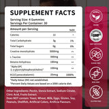 OUYIYUA Creatine Gummies with workout equipment