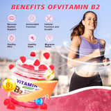 OUYIYUA Vitamin B2 Gummies bottle top view