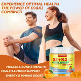 OUYIYUA Vitamin D3 K2 Gummies 5000 IU ingredients list
