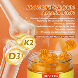 OUYIYUA Vitamin D3 K2 Gummies 5000 IU nutritional information
