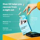 OVER EZ Milk Thistle supplement back view packaging