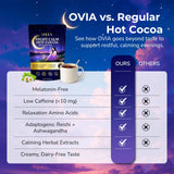 OVIA Nighttime Hot Cocoa Mix ingredients close-up
