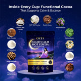 OVIA Nighttime Hot Cocoa Mix serving suggestion