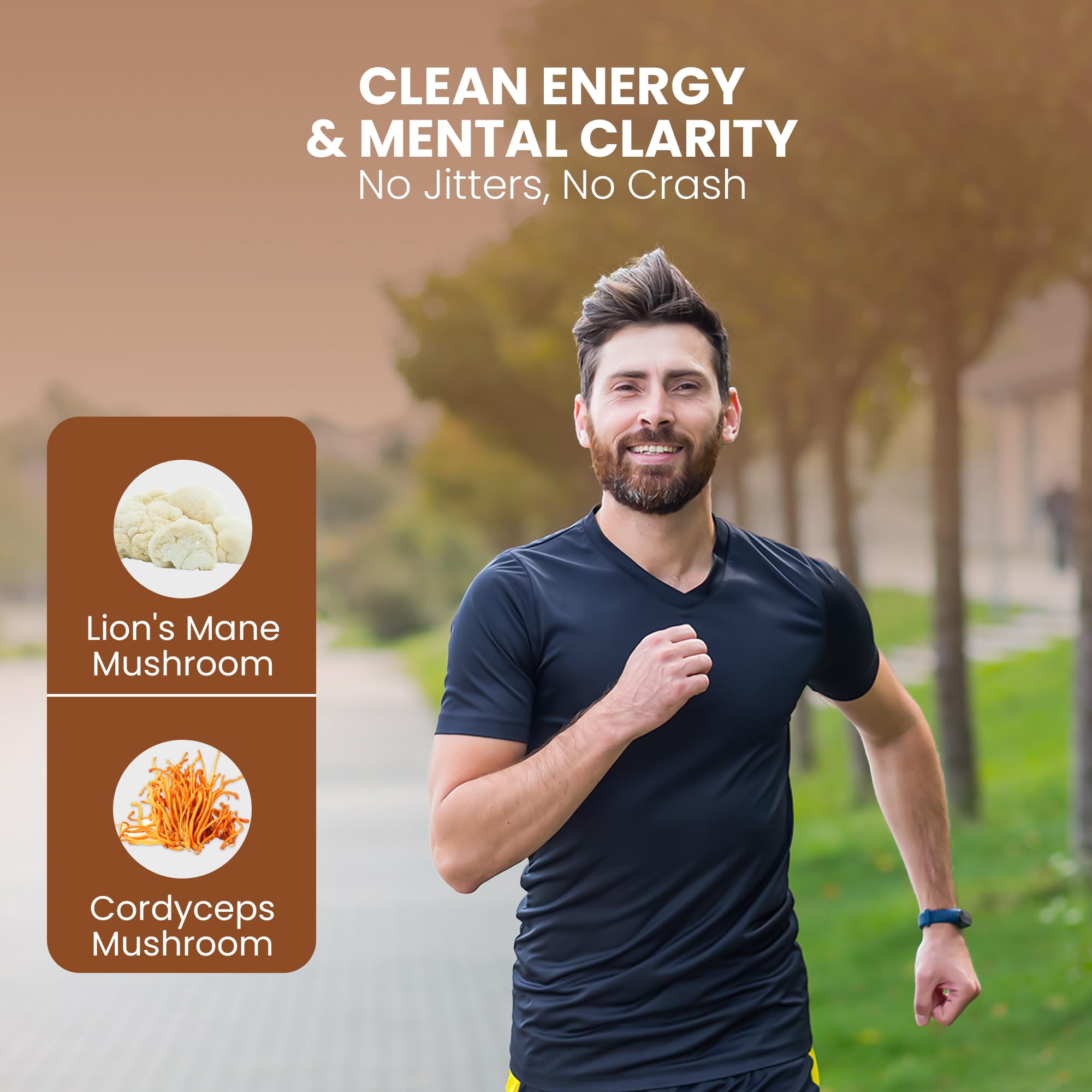OVIA Ten Mushroom Coffee Blend 3500mg nutritional information