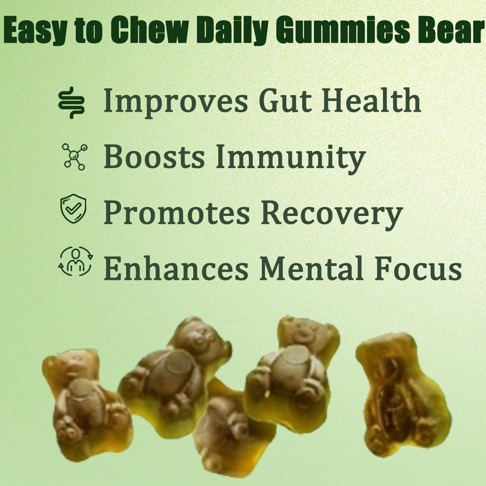 oviaapo Chlorella Greens Gummies side view of packaging