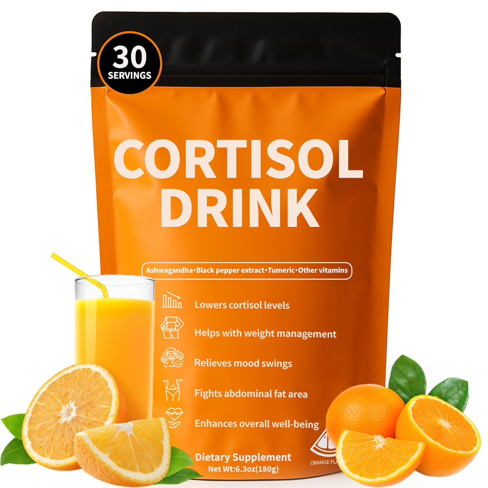 oviaapo Cortisol Drink Powder 200g front view