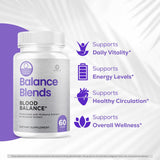 OVICIA Balance Blends Capsules top view showing capsule shape