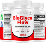 OVICIA BioGlyco Flow Capsules with a glass of water