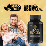 OVICIA Brain Honey Capsules 60 Count capsules on table
