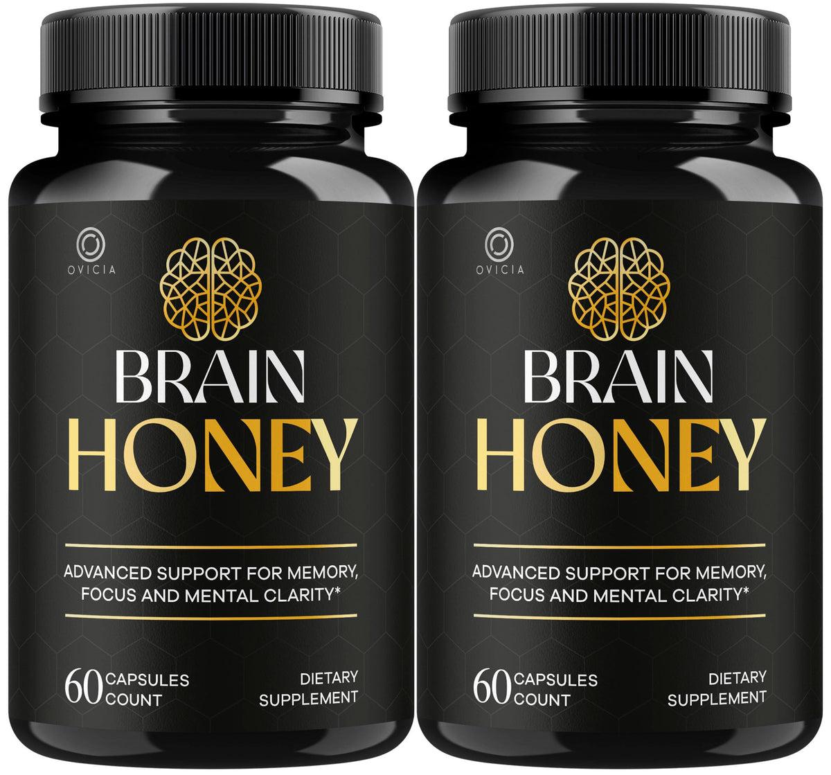 OVICIA Brain Honey Capsules front view with packaging