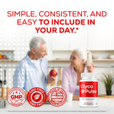 OVICIA Glyco Pulse Capsules 85g on a wooden table
