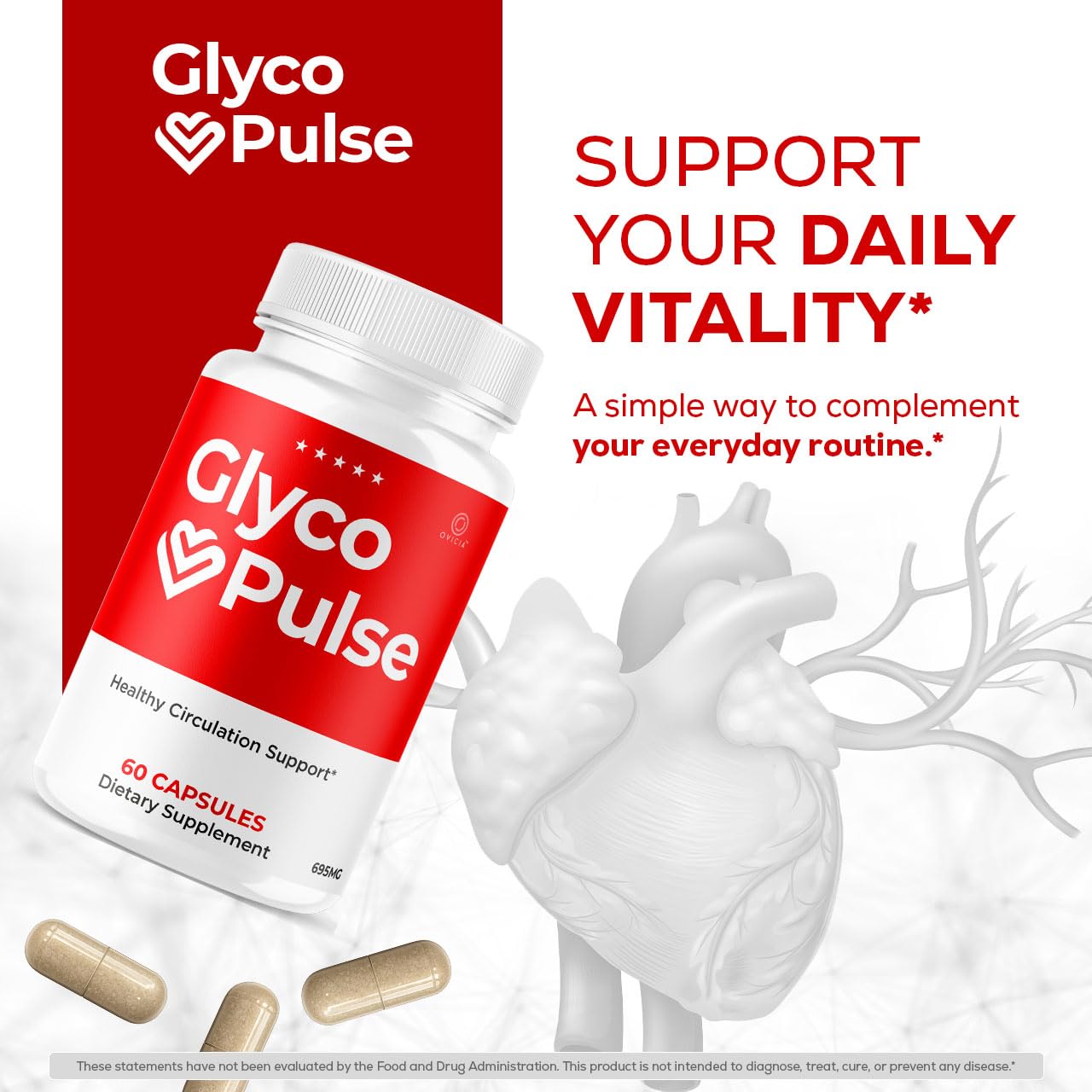 OVICIA Glyco Pulse Capsules 85g side view