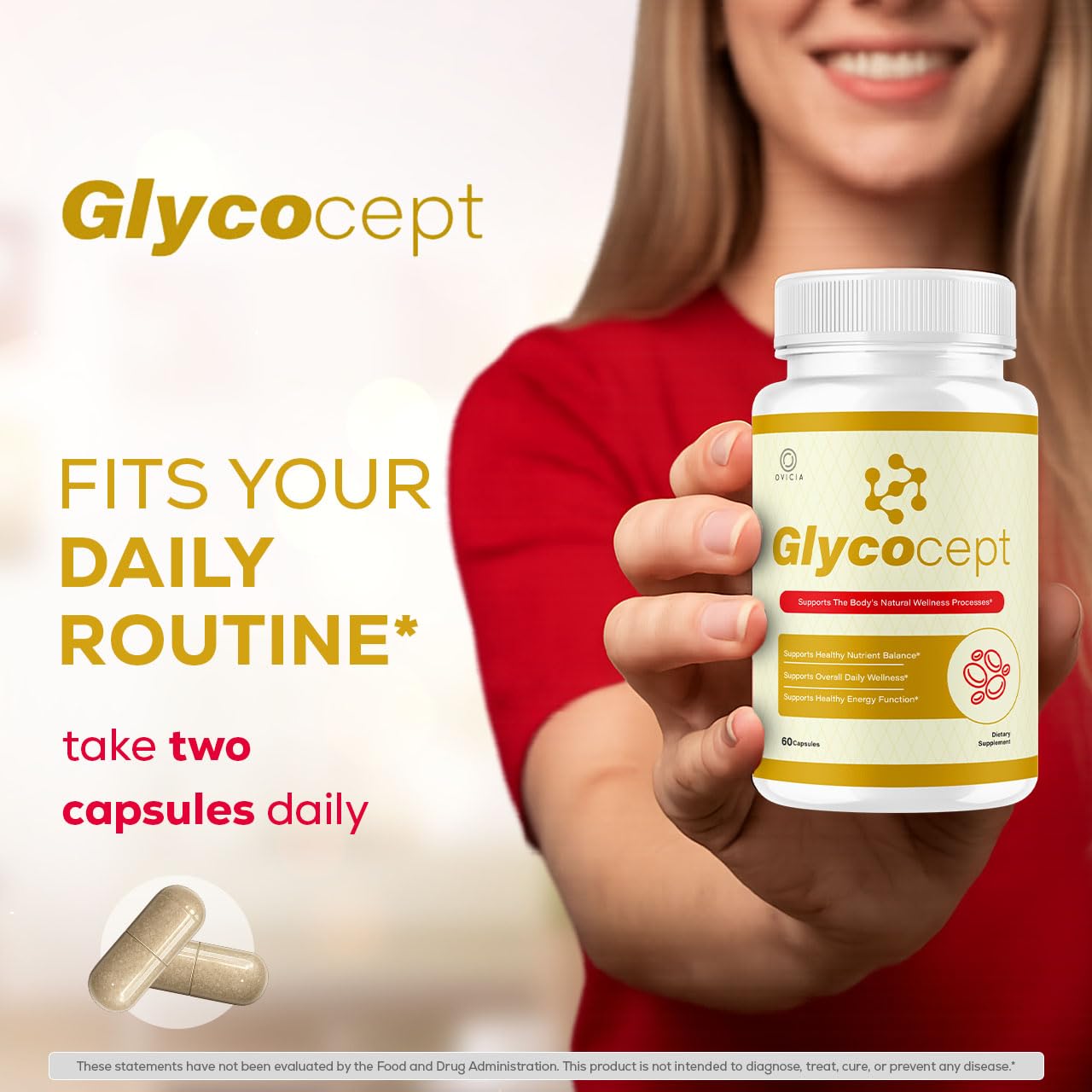 OVICIA Glycocept bottle side view