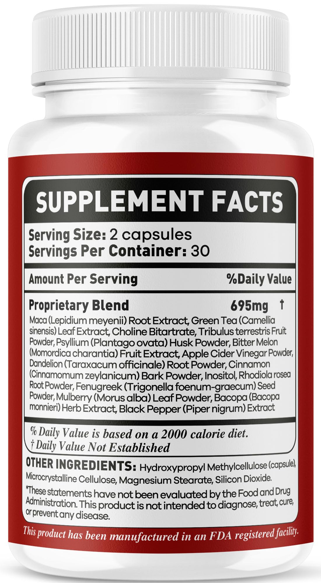OVICIA GlycoFlush Advanced Capsules on a wooden table
