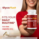 OVICIA GlycoFlush Advanced Capsules opened bottle