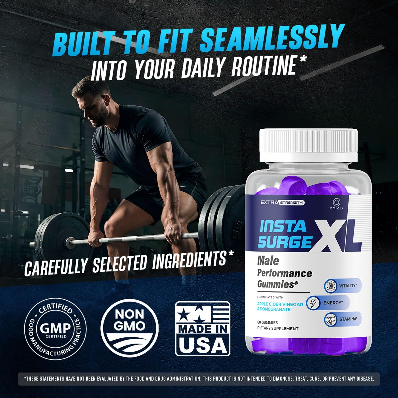 OVICIA Insta Surge XL Advanced Gummies lifestyle scene