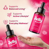 OVICIA Jelly Burn Drops 340g back view with ingredients