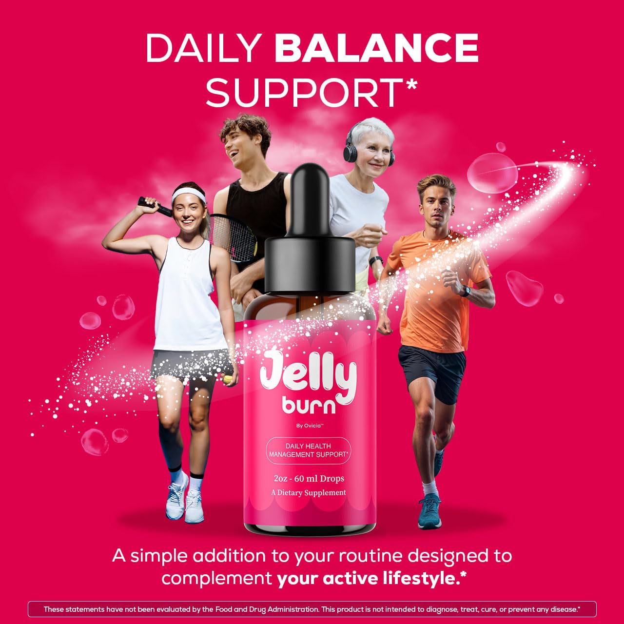OVICIA Jelly Burn Drops 340g packaging