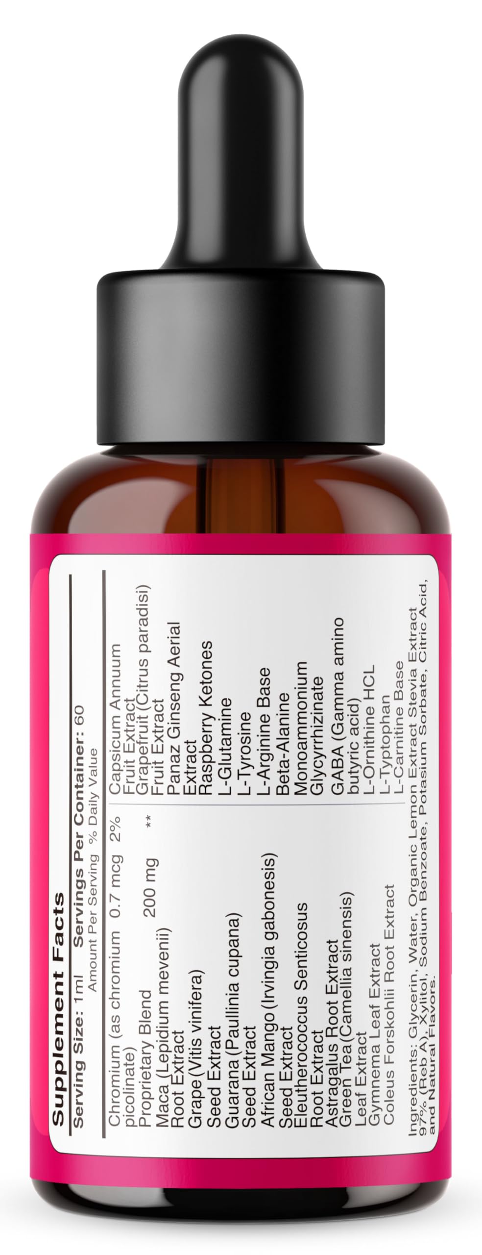 OVICIA Jelly Burn Drops 510g back view
