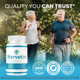OVICIA Nervetin Capsules back view with ingredients
