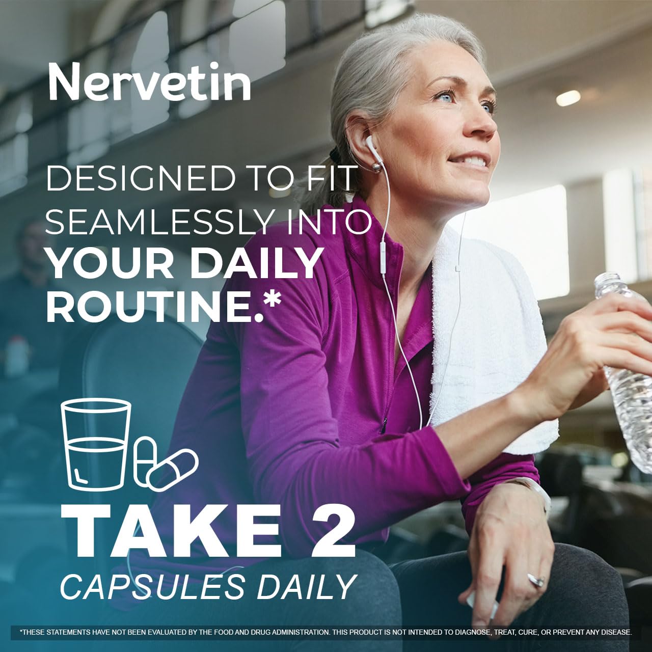 OVICIA Nervetin Premium Formula Capsules back view