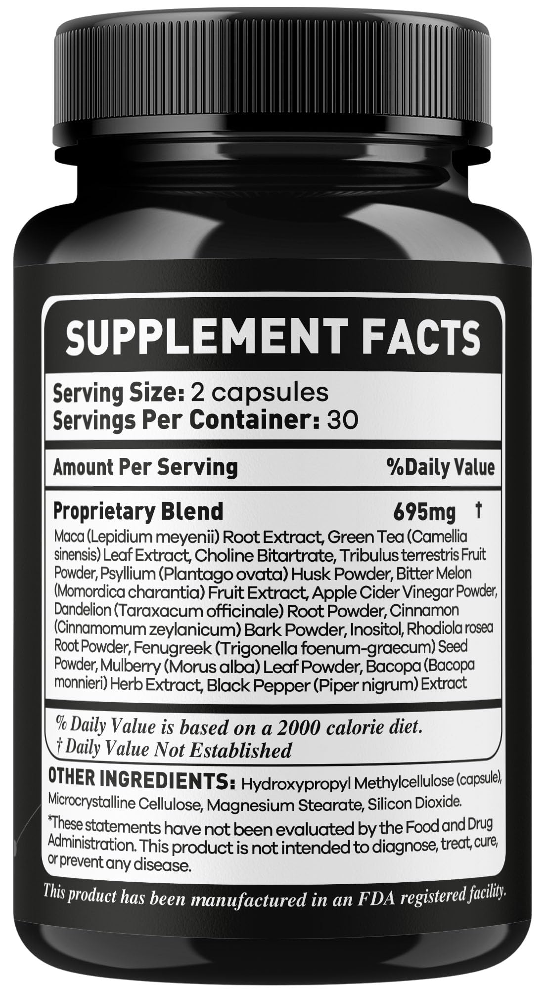 OVICIA Neuro MindPro Capsules packaging dimensions