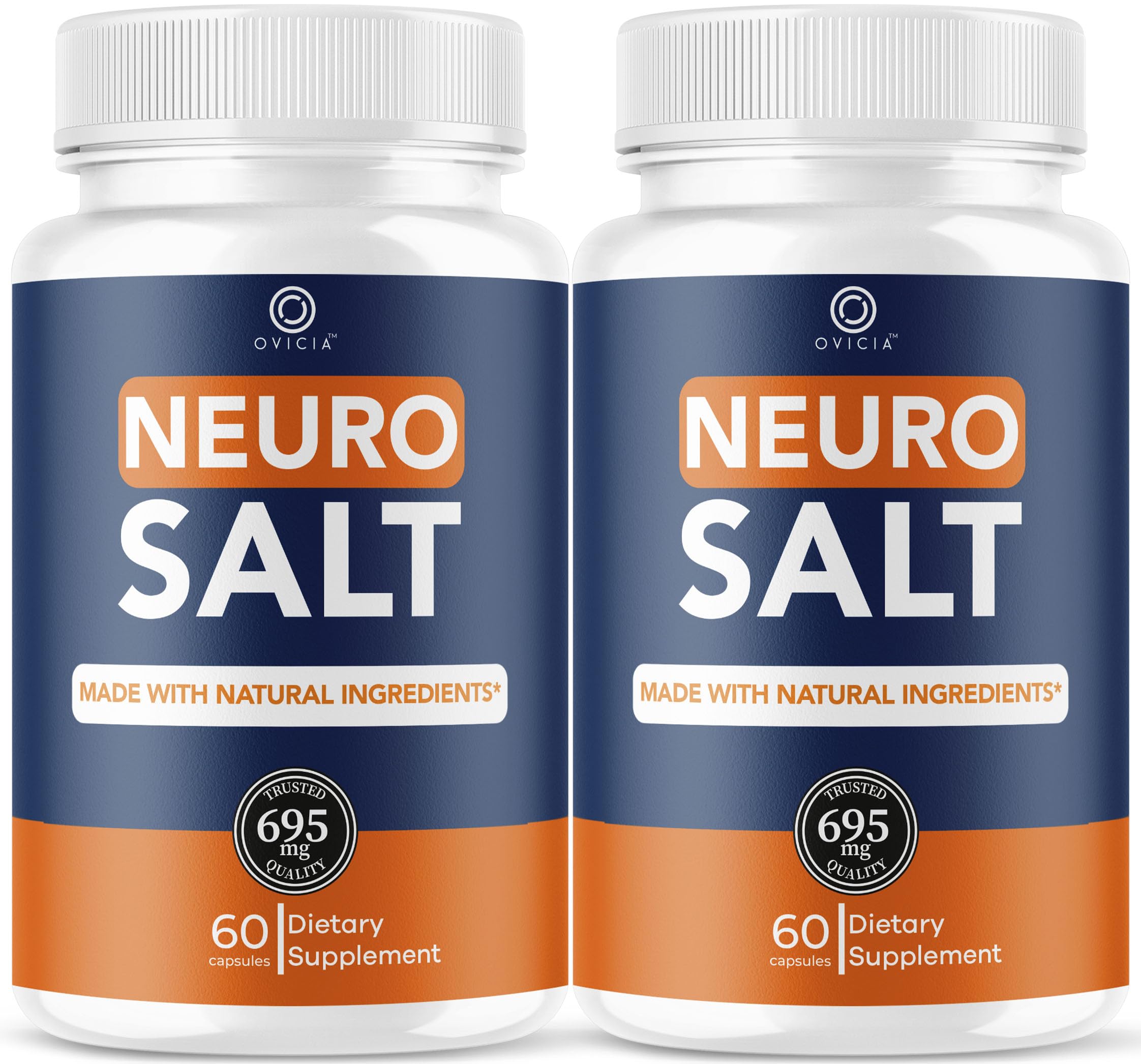 OVICIA Neuro Salt Capsules front view with packaging