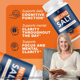 OVICIA Neuro Salt Capsules open bottle with capsules